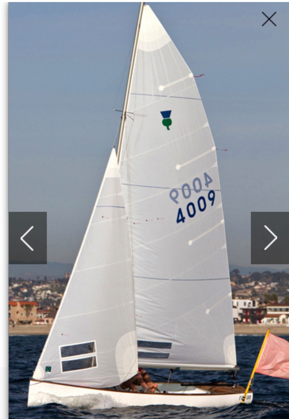Thistle Racing Sailboat