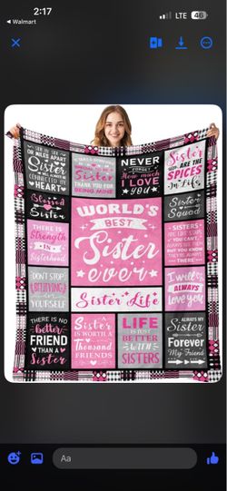 Sister Gift Blanket