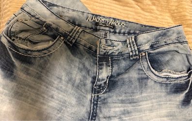 Almost Famous Women's Acid Wash Jeans
