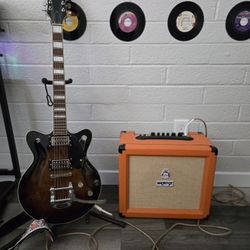 Gretsch Streamliner Electric Guitar + Orange Crush 35RT Amp. 