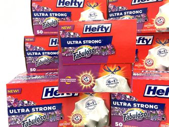 Hefty Ultra Strong Tall Kitchen Trash Bags Fabuloso Scent (Pack of