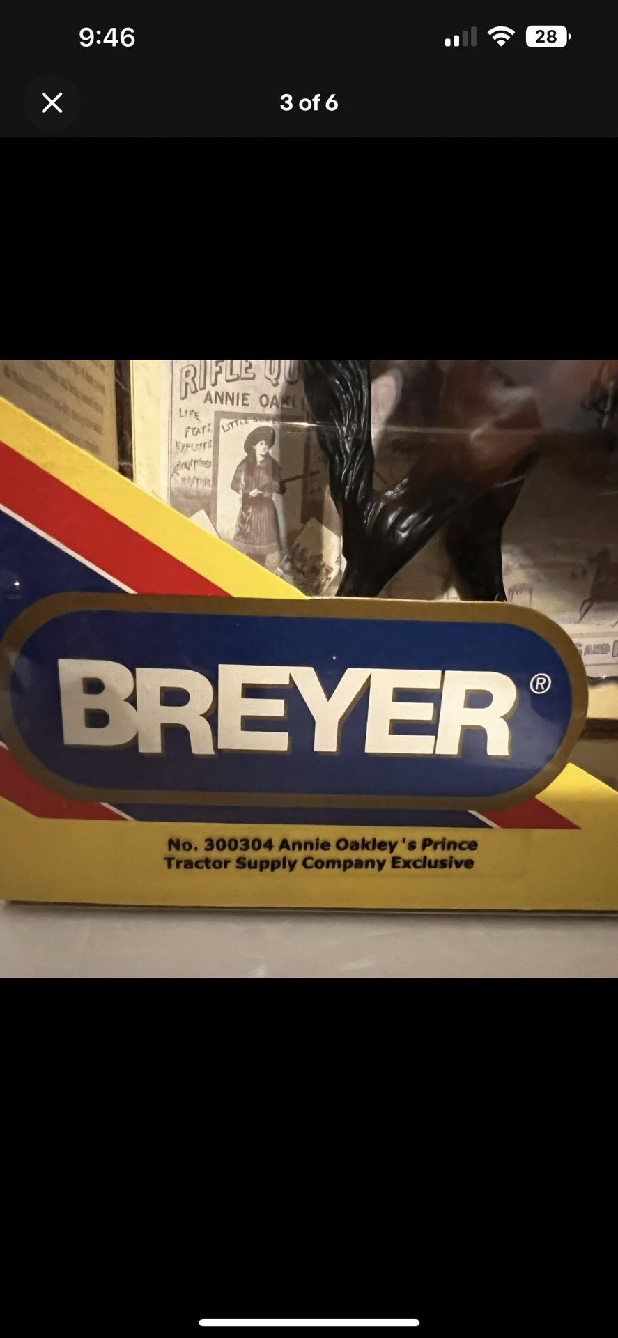 Breyer 2002 Tractor Supply Company Exclusive No 300304 Annie Oakley's Prince 1:9