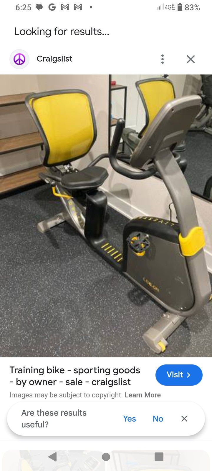 Livestrong LS6.OR Recumbent Exercise Bike
