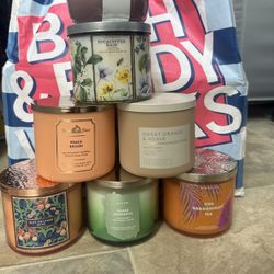 Bath & Body Works 3 Wick Candles Assortment
