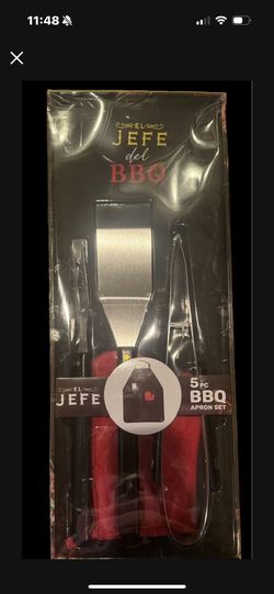 Fathers Day 5 Pc Apron And Grill Set