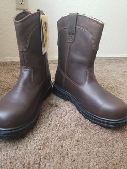 FOR SALE! Steel toe, hydro-guard boots
