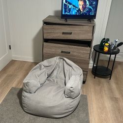 Bean Bag , dresser, 30 In Tv 