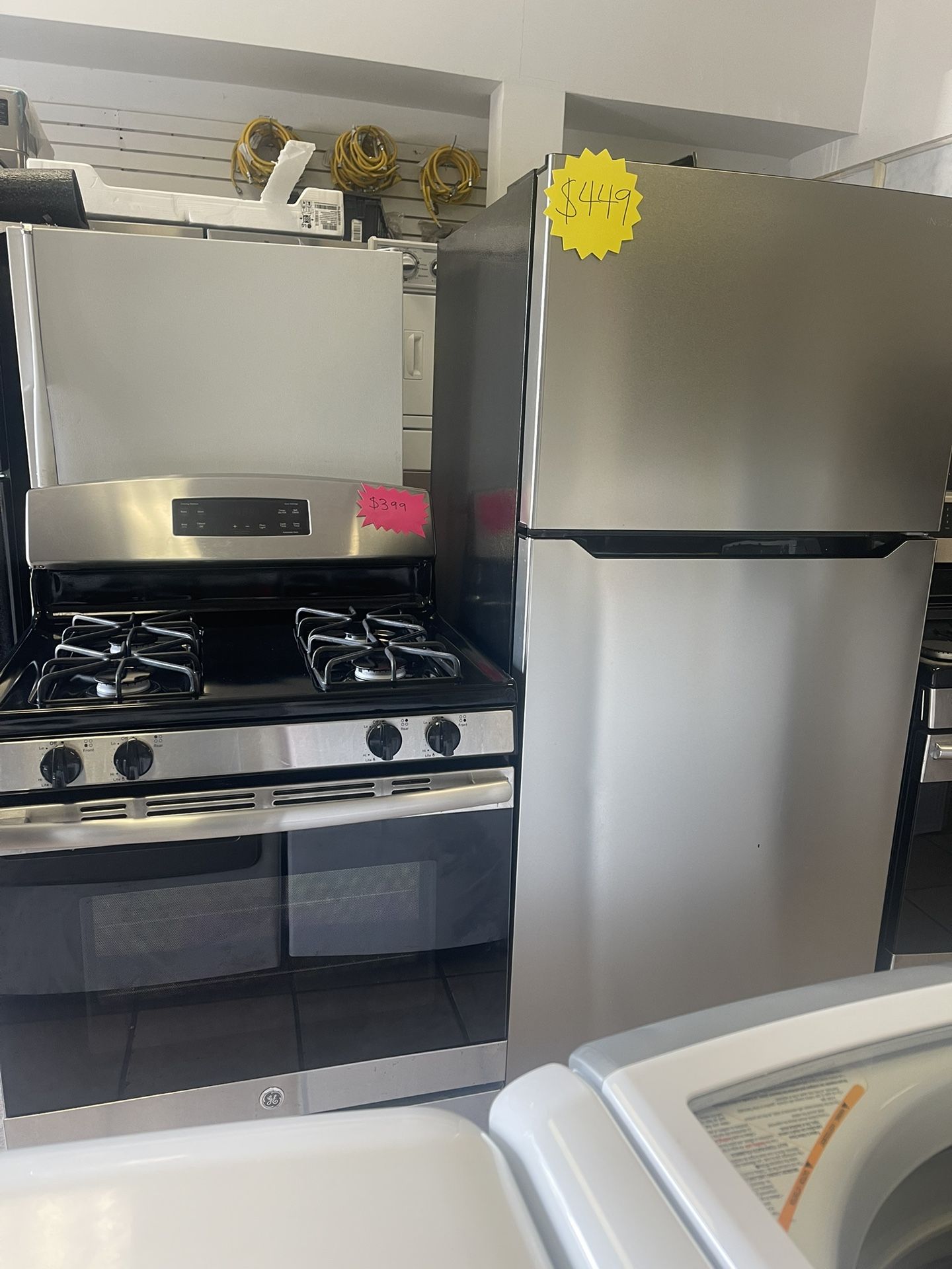 Stainless Steel Refrigerator+Stove (delivery+install Available) for Sale in  City Of Industry, CA - OfferUp
