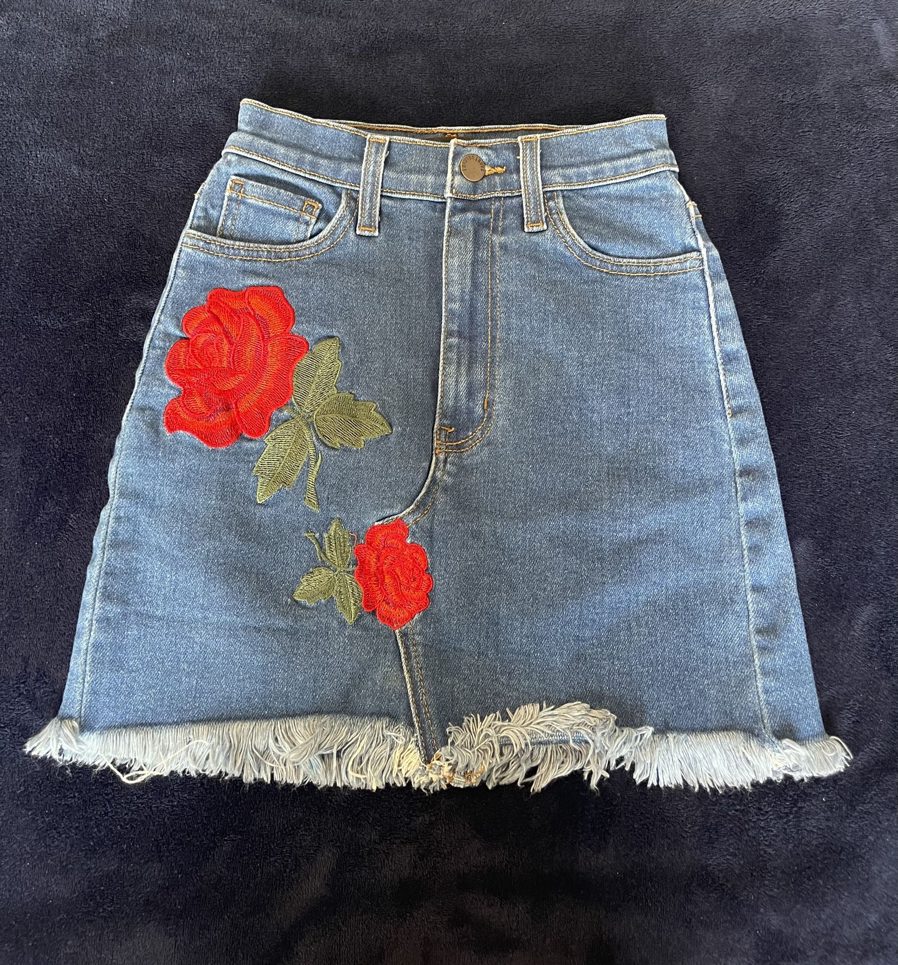Denim Mini Skirt
