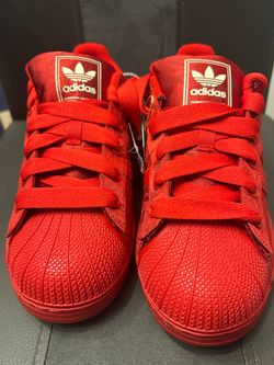 Adidas Superstar All-Red Sneakers