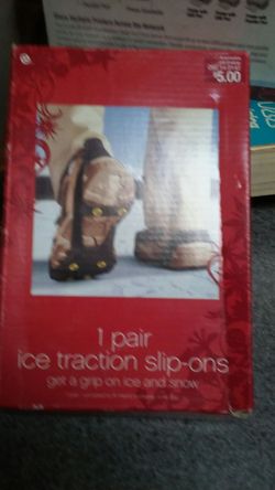 Ice traction slipons