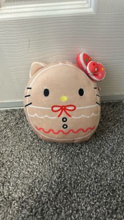 Christmas gingerbread hello kitty Squishmallow