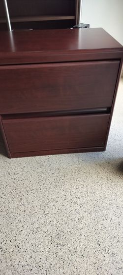 2-Drawer Lateral Wood File Cabinet