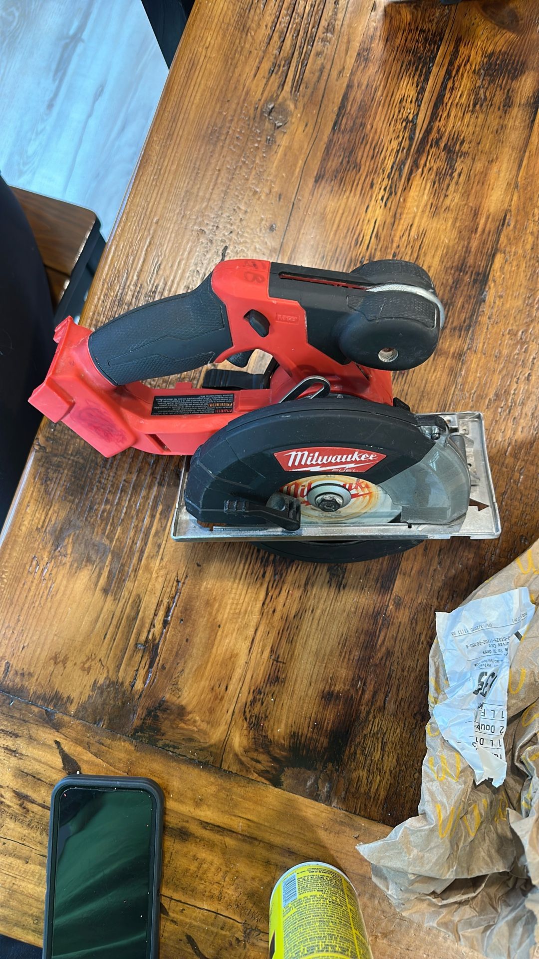 5-3/8” Milwaukee Metal Cutting Saw