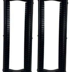 2 Level Up Game Storage shelf Towers Organizer Holds 36 Video Games DVD PS2 3 XBOX Wii $60 Oh Best Offer