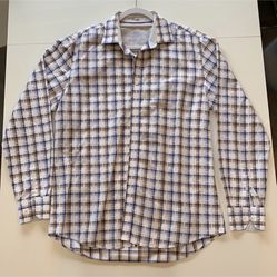 Bugatchi dress shirt shaped fit size large