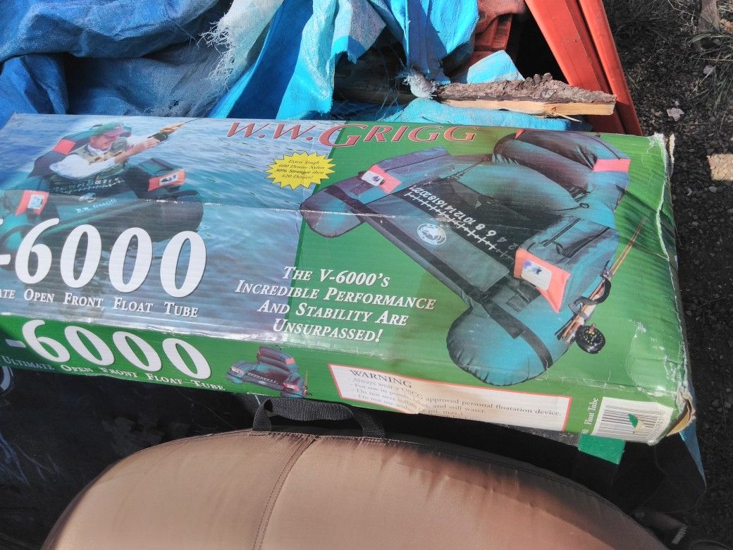 brand new Float Tube w w Grigg v6000