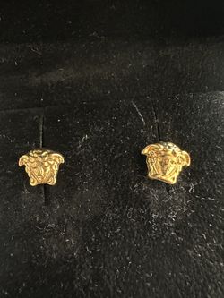 Versace Medusa Earrings Authentic 