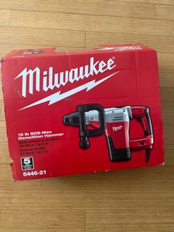 Milwaukee SDS-MAX Demolition Hammer (brand new)
