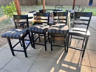 4 bar stool chairs