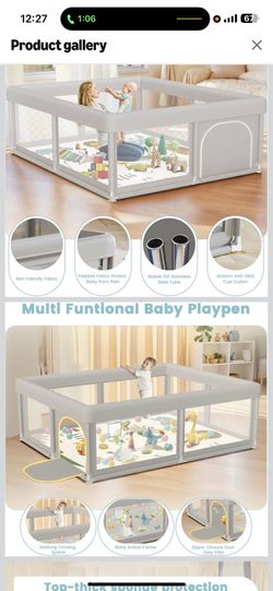 Used- Playpen With Mat