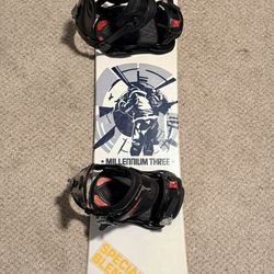 M3 157 Snowboard, Drake bindings, Northwave Boots Size 12, Full Setup
