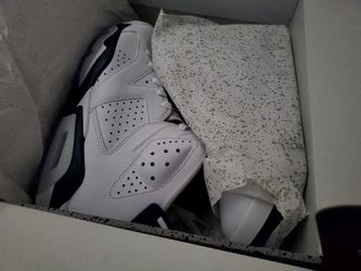 Jordan 6 White and Navy
