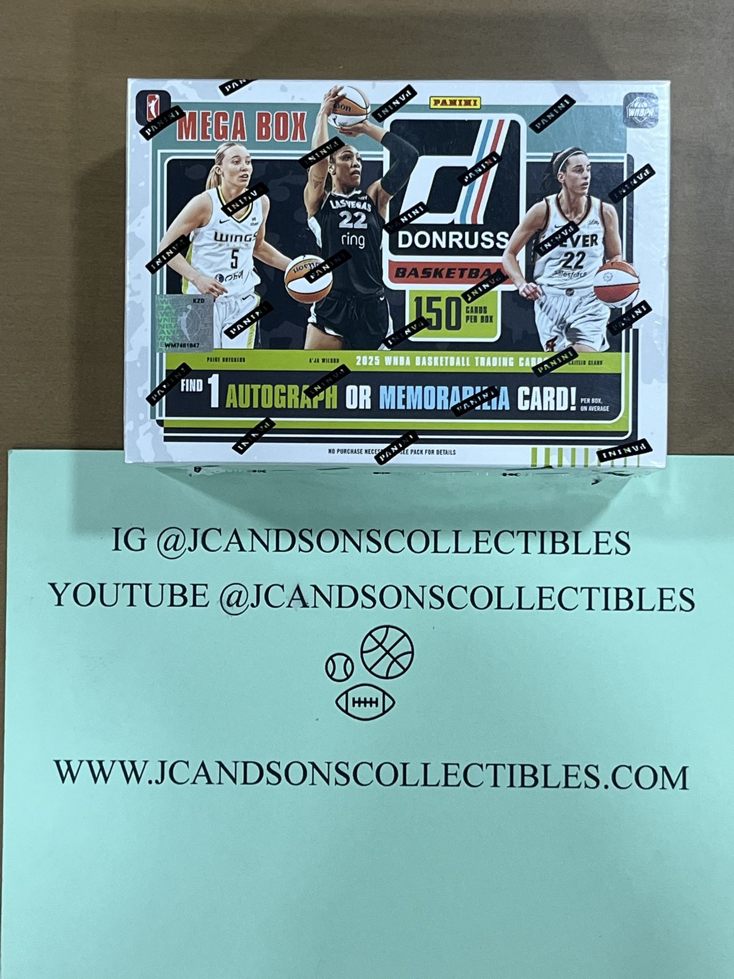 2025 Panini Donruss WNBA Basketball Mega Box Factory Sealed