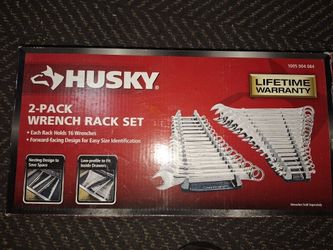 HUSKY 2PACK WRENCH RACK SET