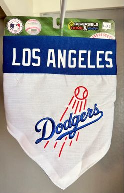 MLB Los Angeles Dodgers Reversible Dog Bandana L/XL