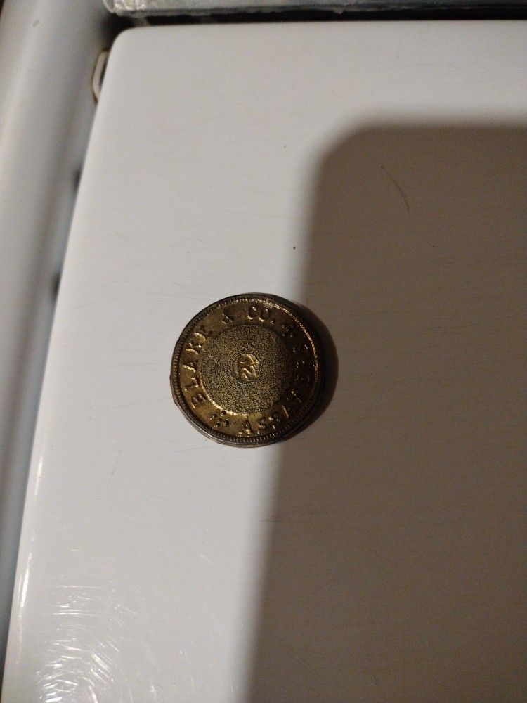 SAC California Gold ~ 20 Dolls ~ SMV .900 ~ 1855..Assayers Blake & Co. Faux Gold - Coin/ Token / Medal - # 1210