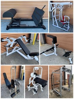 Smith Machine, Leg Extension, Bicep Curl Chest Press, Squat /Power Rack, Olympic Weight Bench, Dumbbell