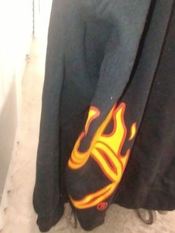 Black & Orange Hoodie Xl