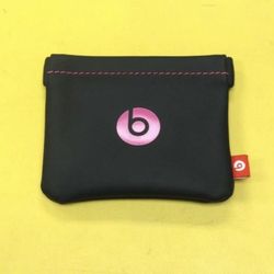 OEM Beats Pouch  by Dre urBeats Headphones Blk/Pink Headphone Magnetic Carrying Pouch 