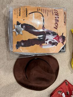 Cow boy costume size M 8-10y.o.