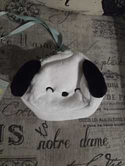 Japan Sanrio Forest Animals Series Pochacco Mascot Pouch Keyring Crossbody Bag