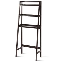 Mallboo 3-Tier Over-The-Toilet Storage Rack, Black