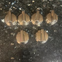 Stainless Steel Stove Knobs set Of 6