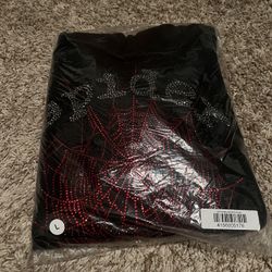 Black Rhinestone Sp5der