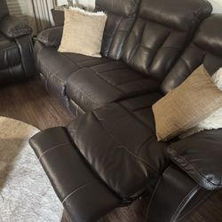 Leather couch