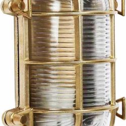 🔹💥NEW-SOLID BRASS~Nautical-Bulkhead-Flush-Mount-Light💥🔹