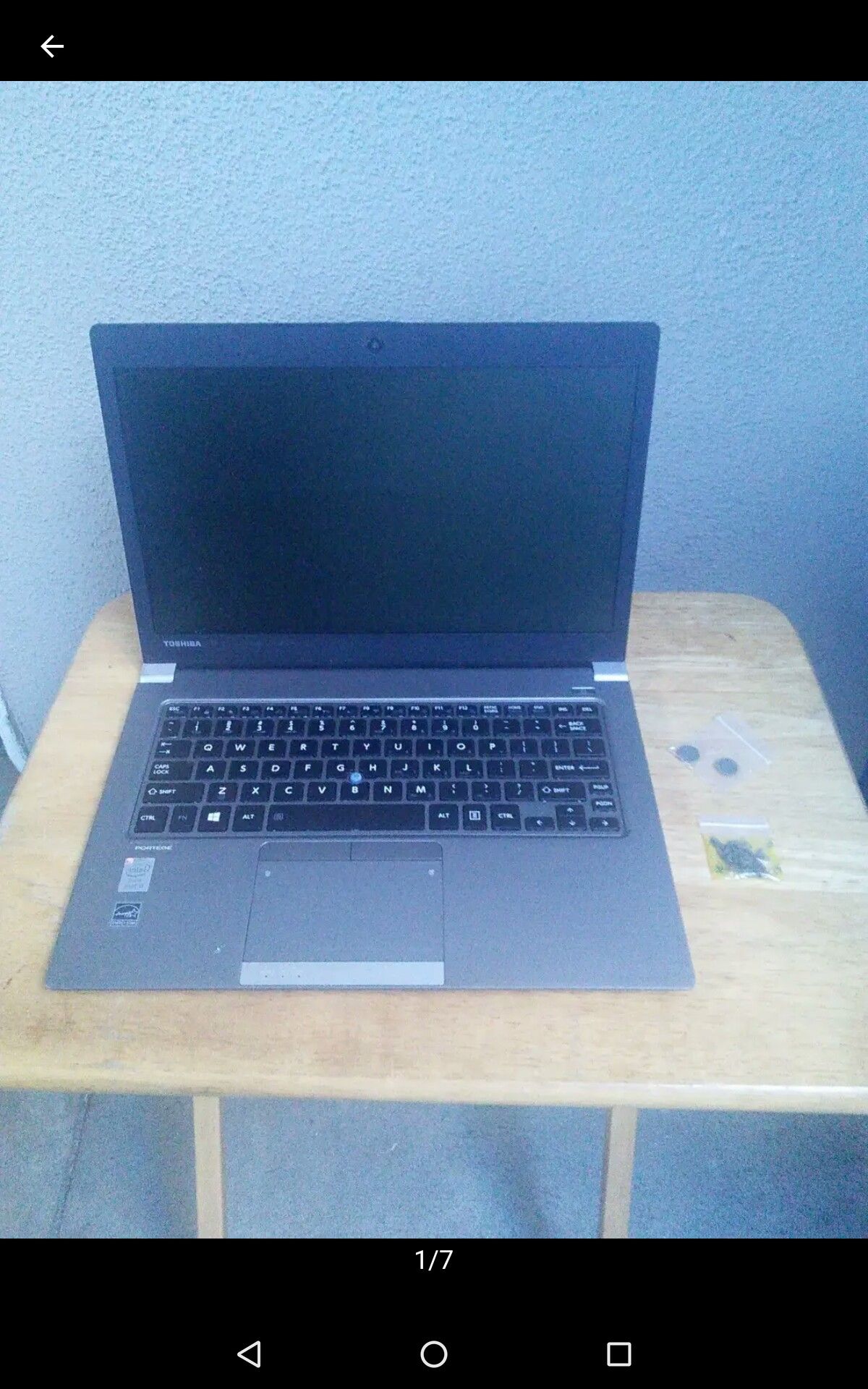 Toshiba Portege Z30-t Laptop - For Parts Only - Bad Motherboard