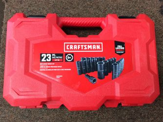 Cafstman 23piece SAE/METRIC Deep Impact 1/2” Drive