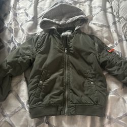 h&m bomber jacket kids size 5/6t 