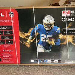 New TCL  65inch Q 7 TV , Never Used 