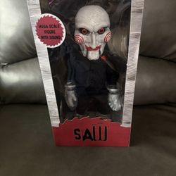 Mezco Saw 15" Inch Billy The Puppet Mega Scale Figure Doll W/ Sound Twisted Pics