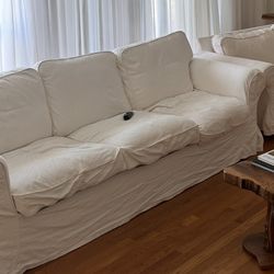 White IKEA Couch 