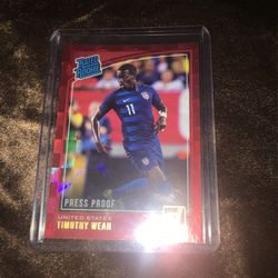 Timothy Weah Rookie Card And Bryan Reynolds Rookie Card