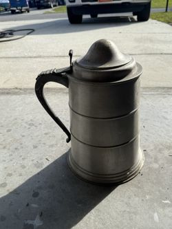 Seymour Mann Pewtertone Olde Tankardware Stein Ice Bucket 14”