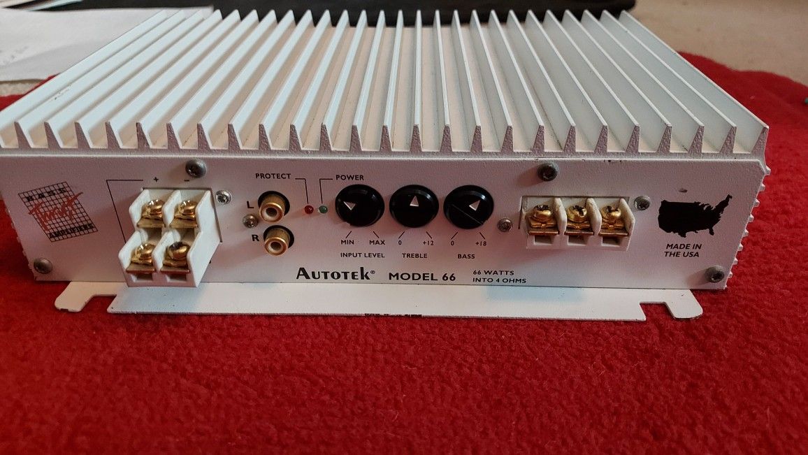 Autotek American made 90s cheater amp. Zed audio built